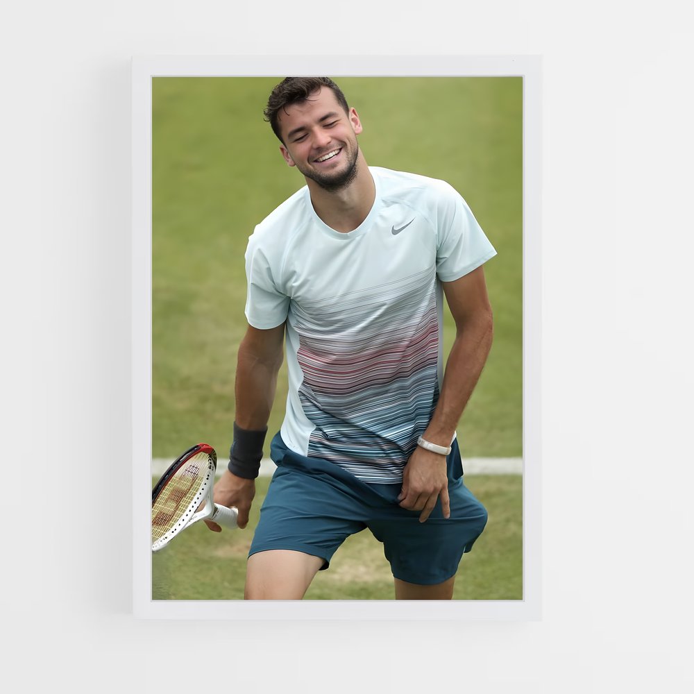 Poster Grigor de dimitrov – affiche Tennis (vue 3)